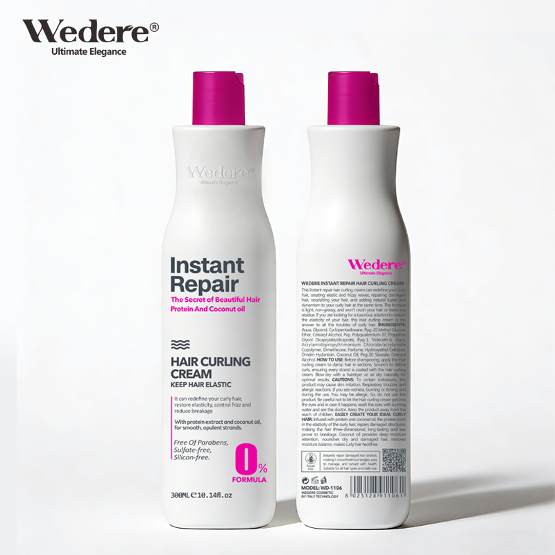 Wedere Instant Repair Hair Curling Cream,300ml