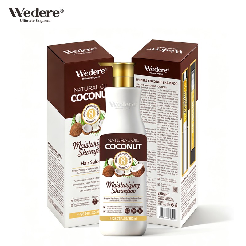 Wedere Coconut Shampoo, 850ml
