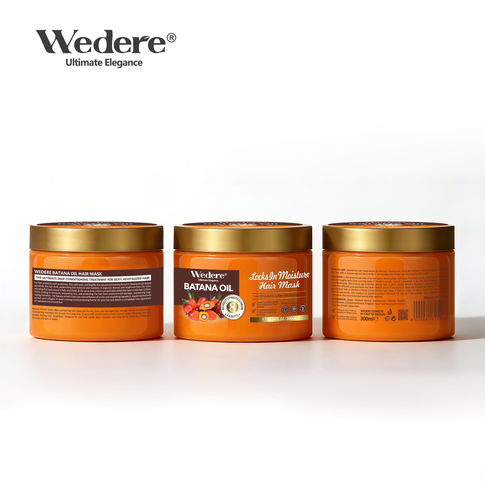 Wedere Batana Oil Hair Mask,300ml